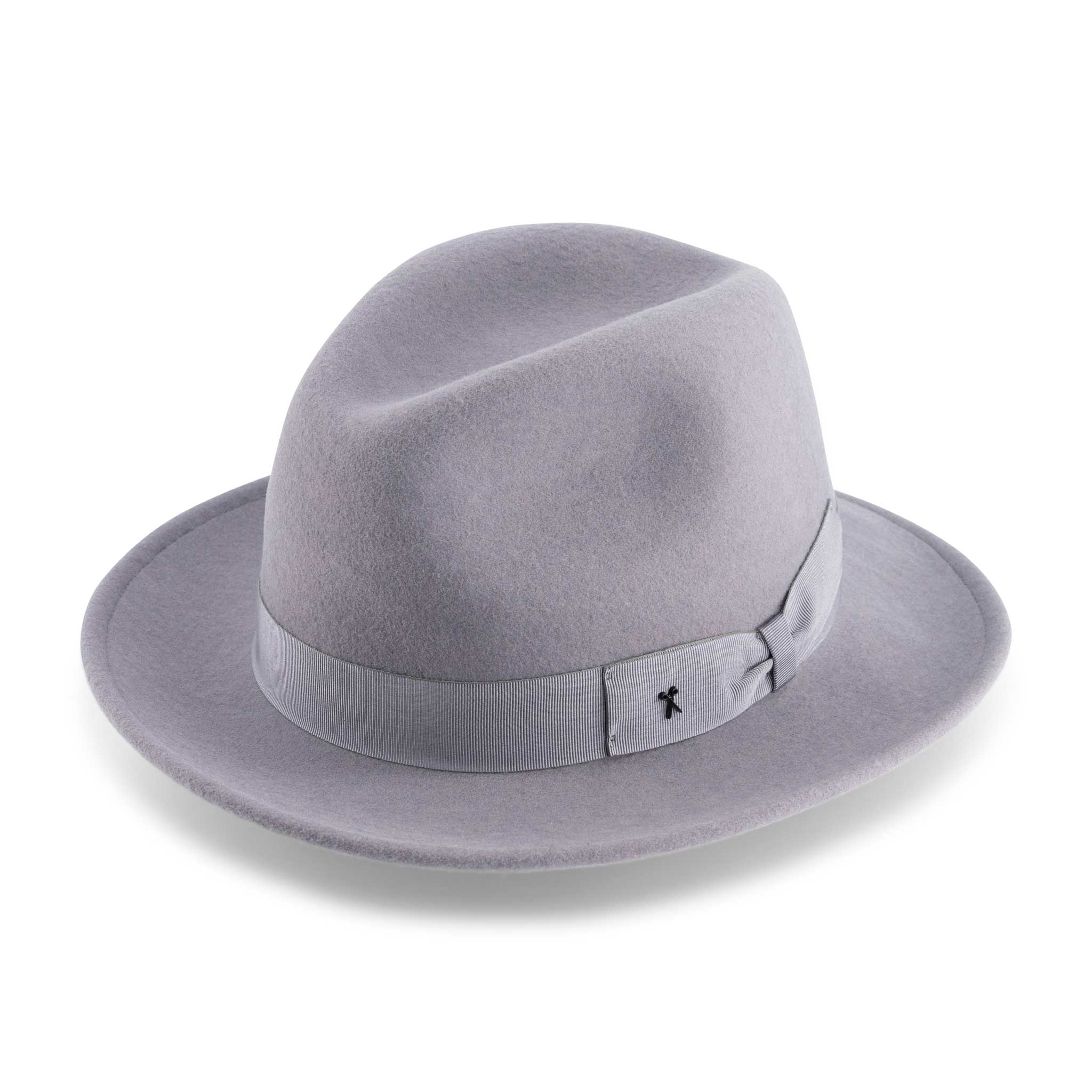 Wool Felt Fedora Hat | Pearl Grey