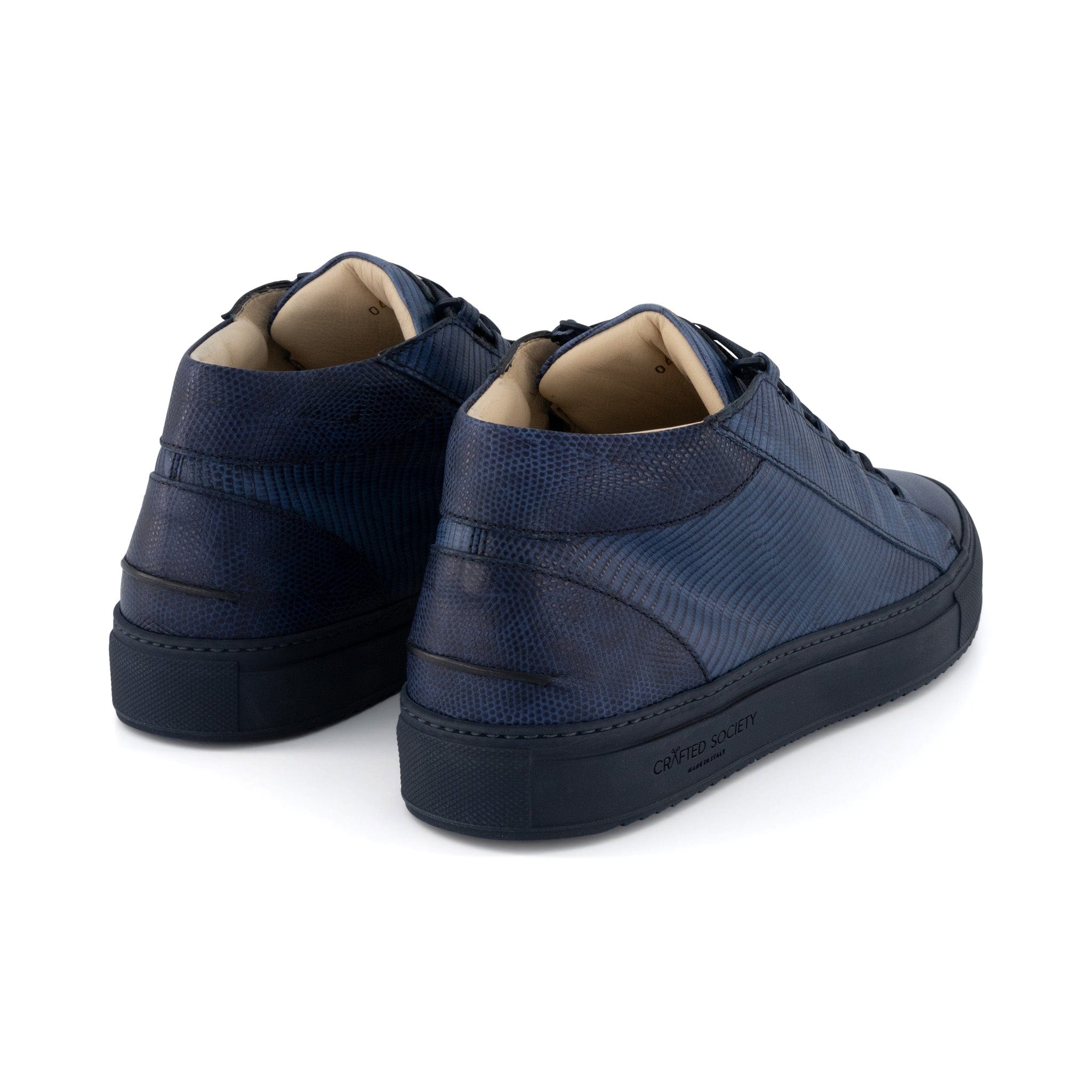 Rico Mid LTD EDN | Navy full grain Leather | Navy Outsole | Made in Italy