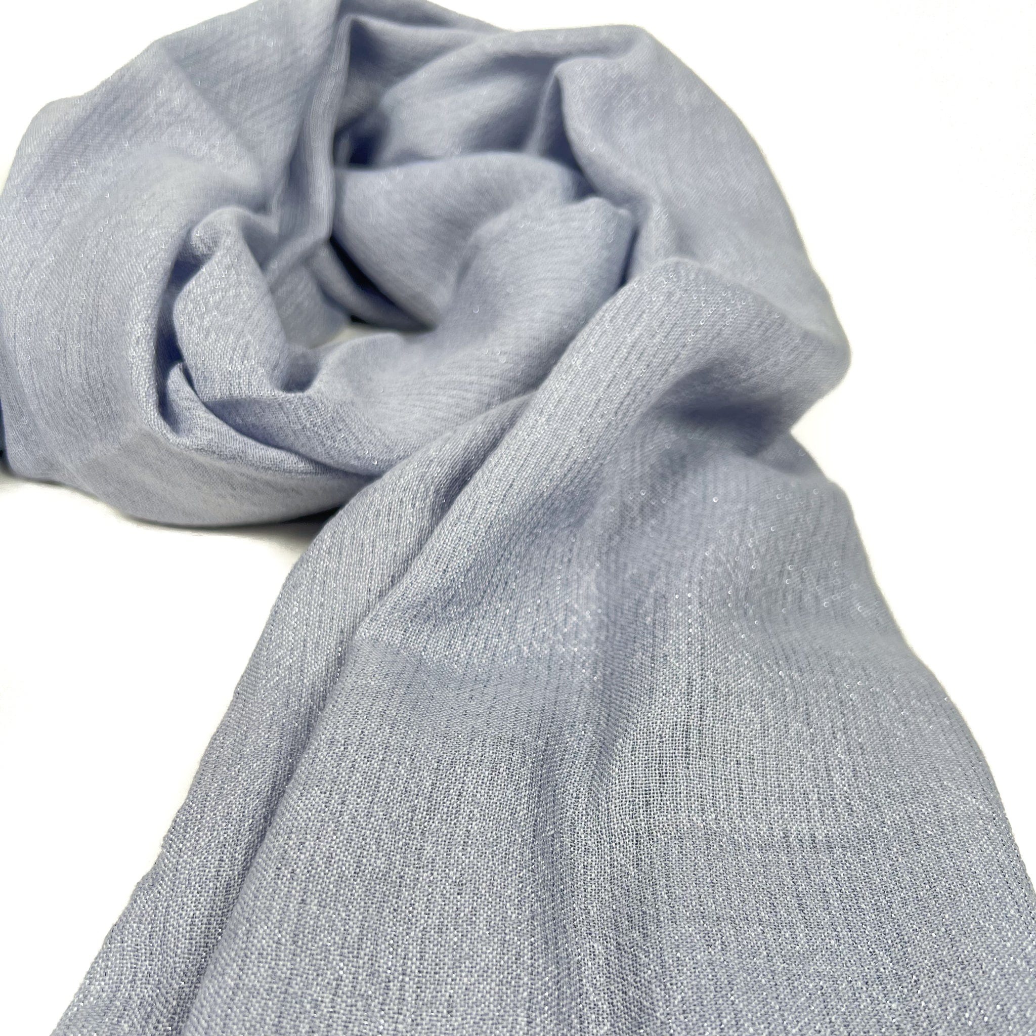 Cristina Cashmere Scarf | Sparkling Silver Grey | Made in Italy