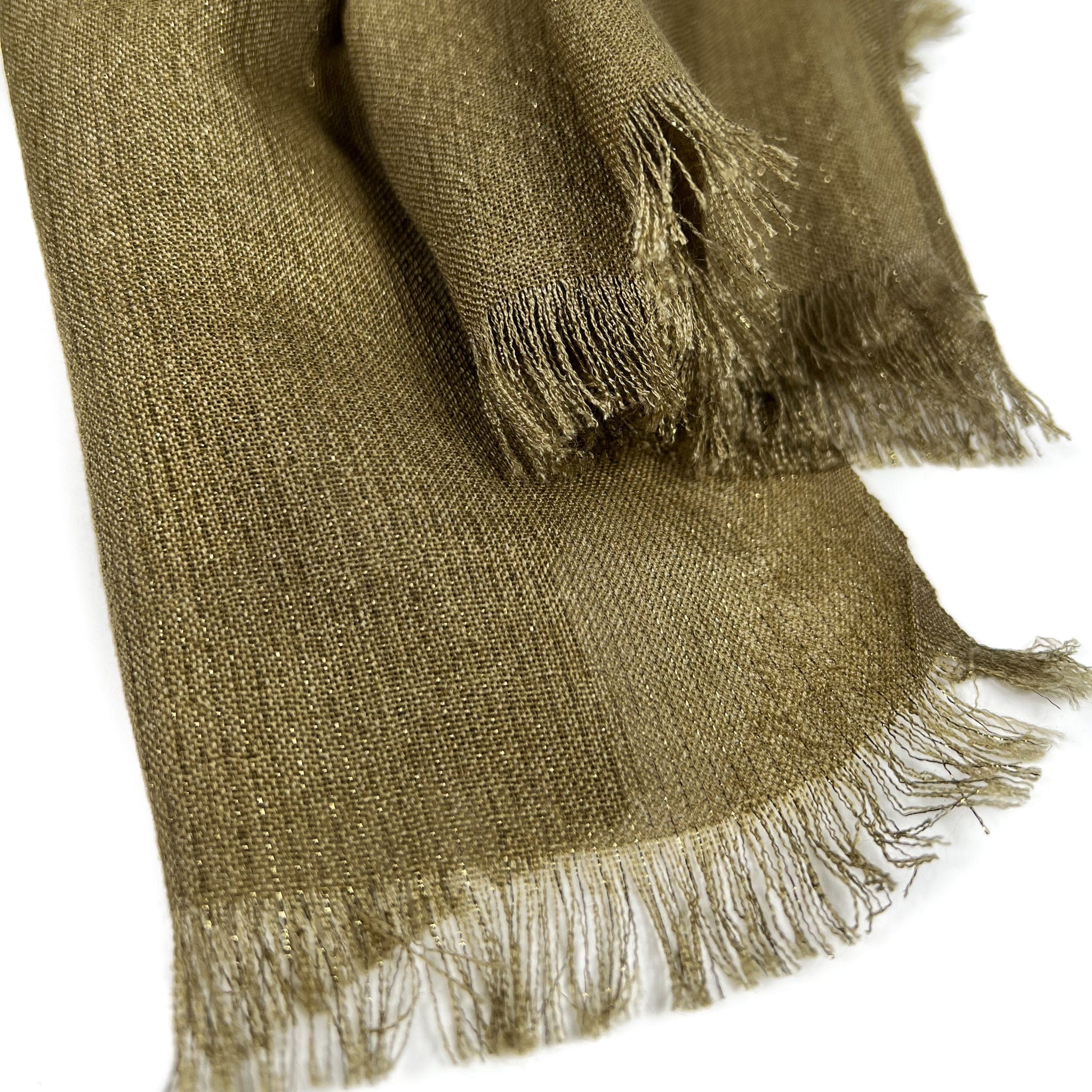 Cristina Cashmere Scarf | Sparkling Olive | Made in Italy