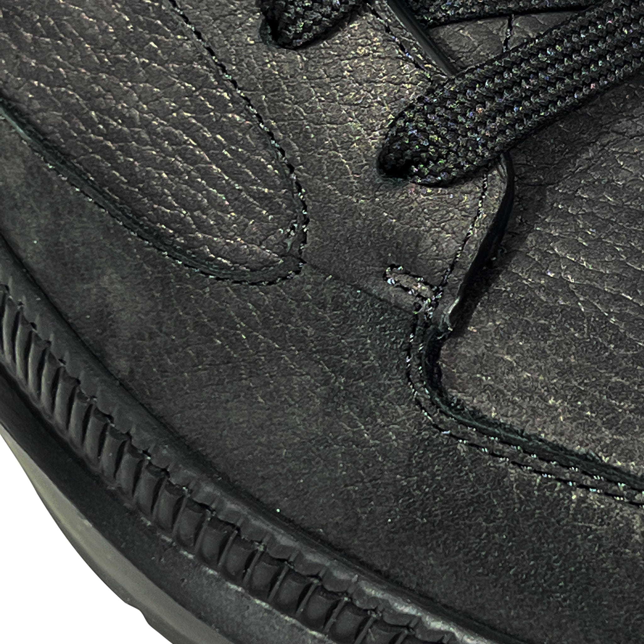 Dante Mid Top Sneaker - Black Nubuck Italian Leather | Black Outsole | Made in Italy