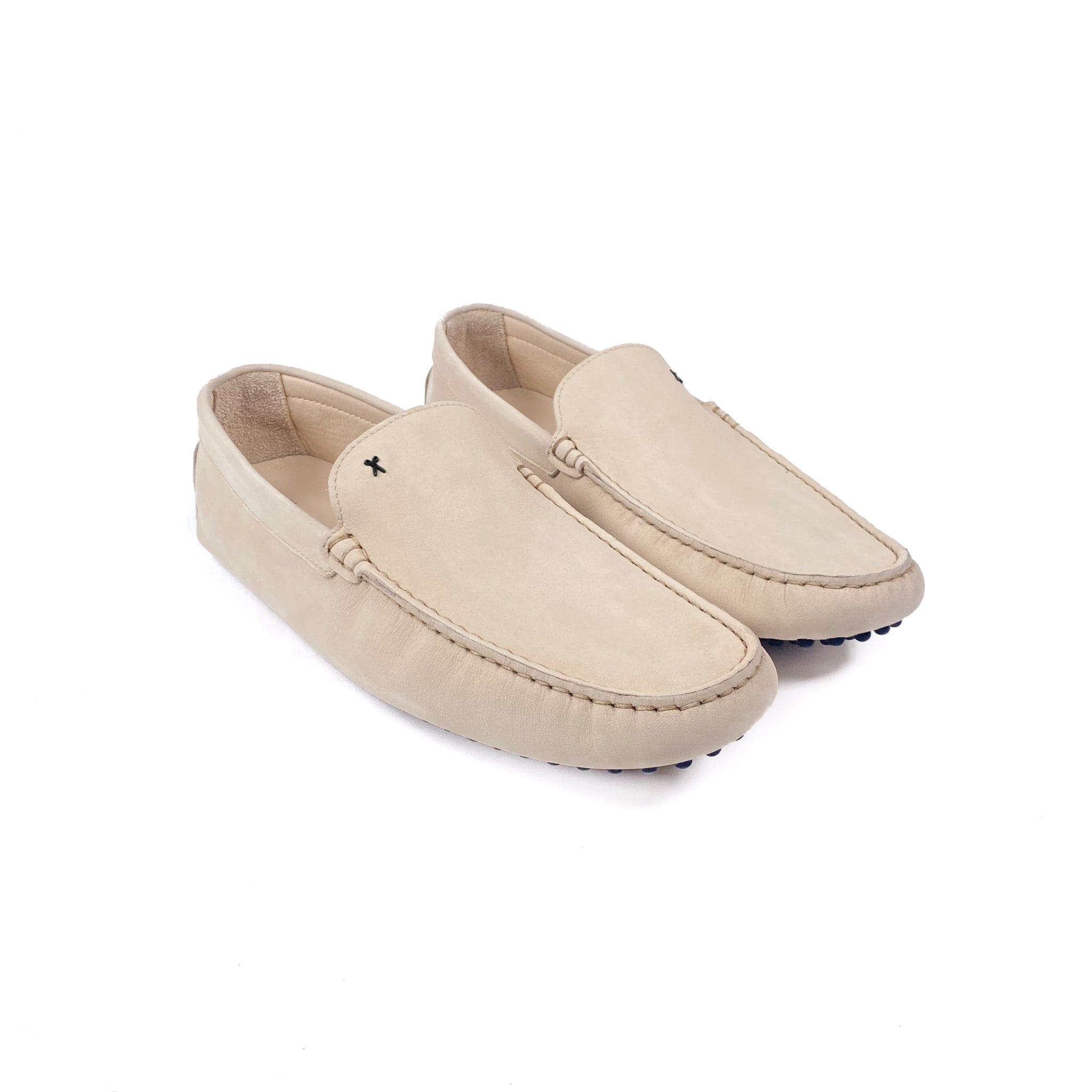 David Driving Shoe | Light Tan | Black Outsole | Made in Italy