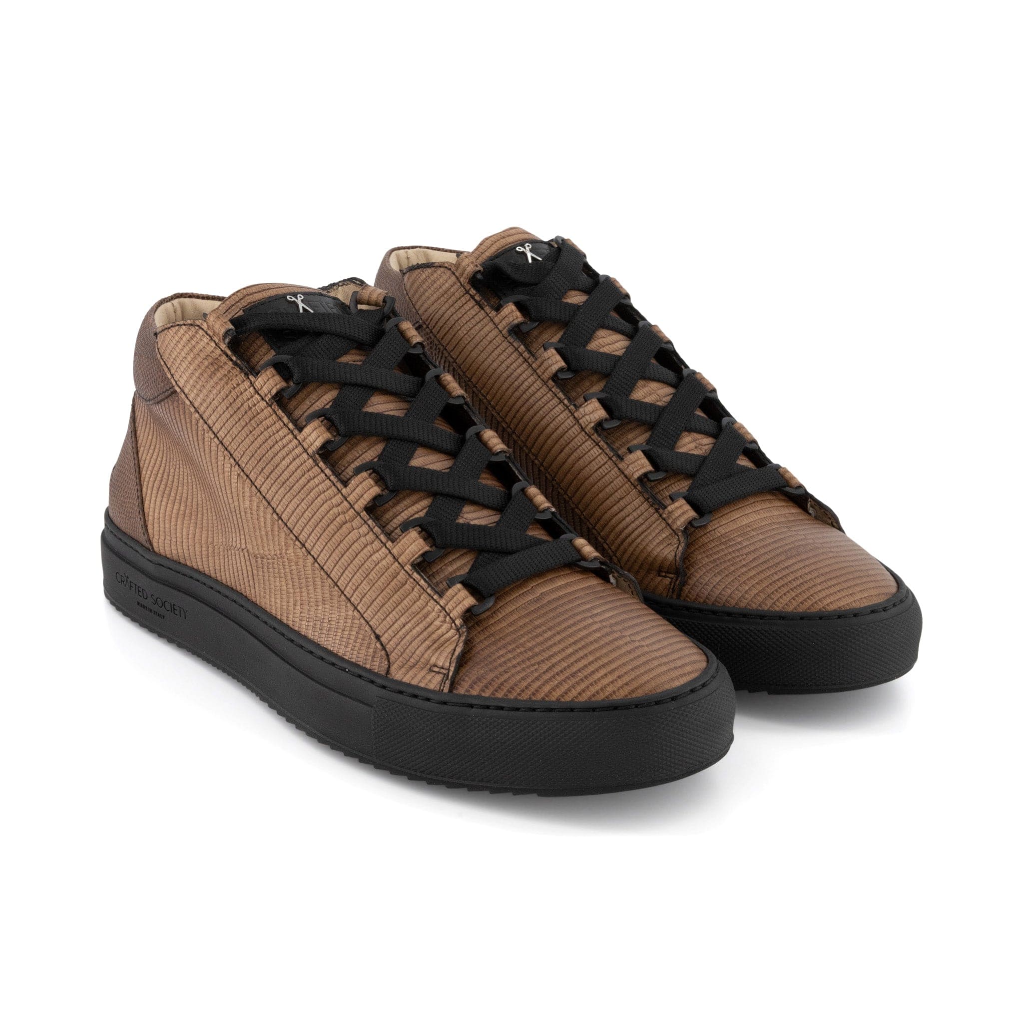 Rico Mid LTD EDN | Brown full grain  leather | Black Outsole | Made in Italy | Sizes 42, 45 & 46