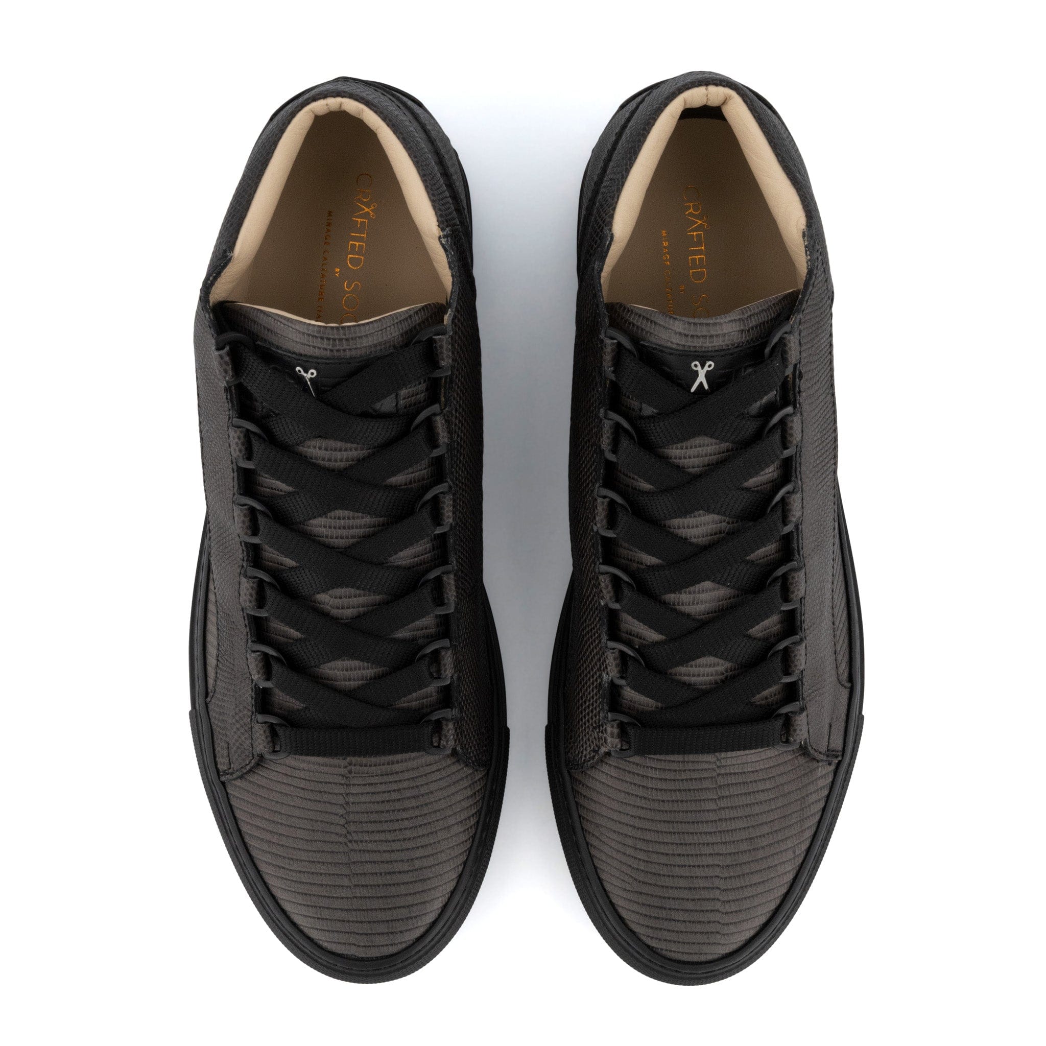 Rico Mid LTD EDN | Grey & Black full grain leather | Black Outsole | Made in Italy | Size 40