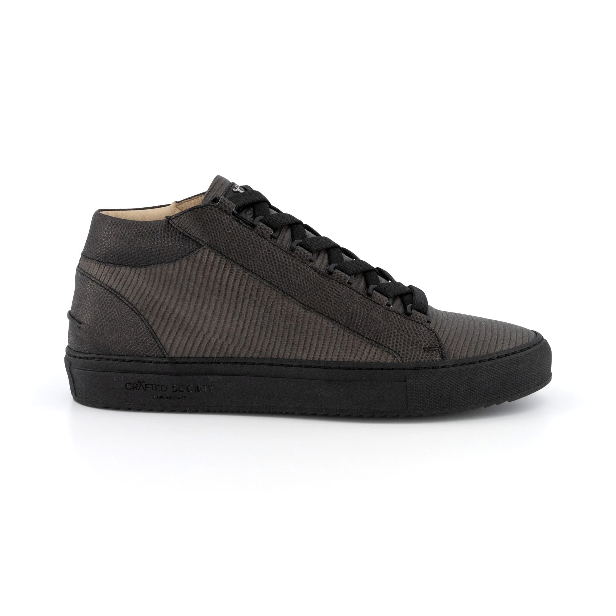 Rico Mid LTD EDN | Grey & Black full grain leather | Black Outsole | Made in Italy | Size 40