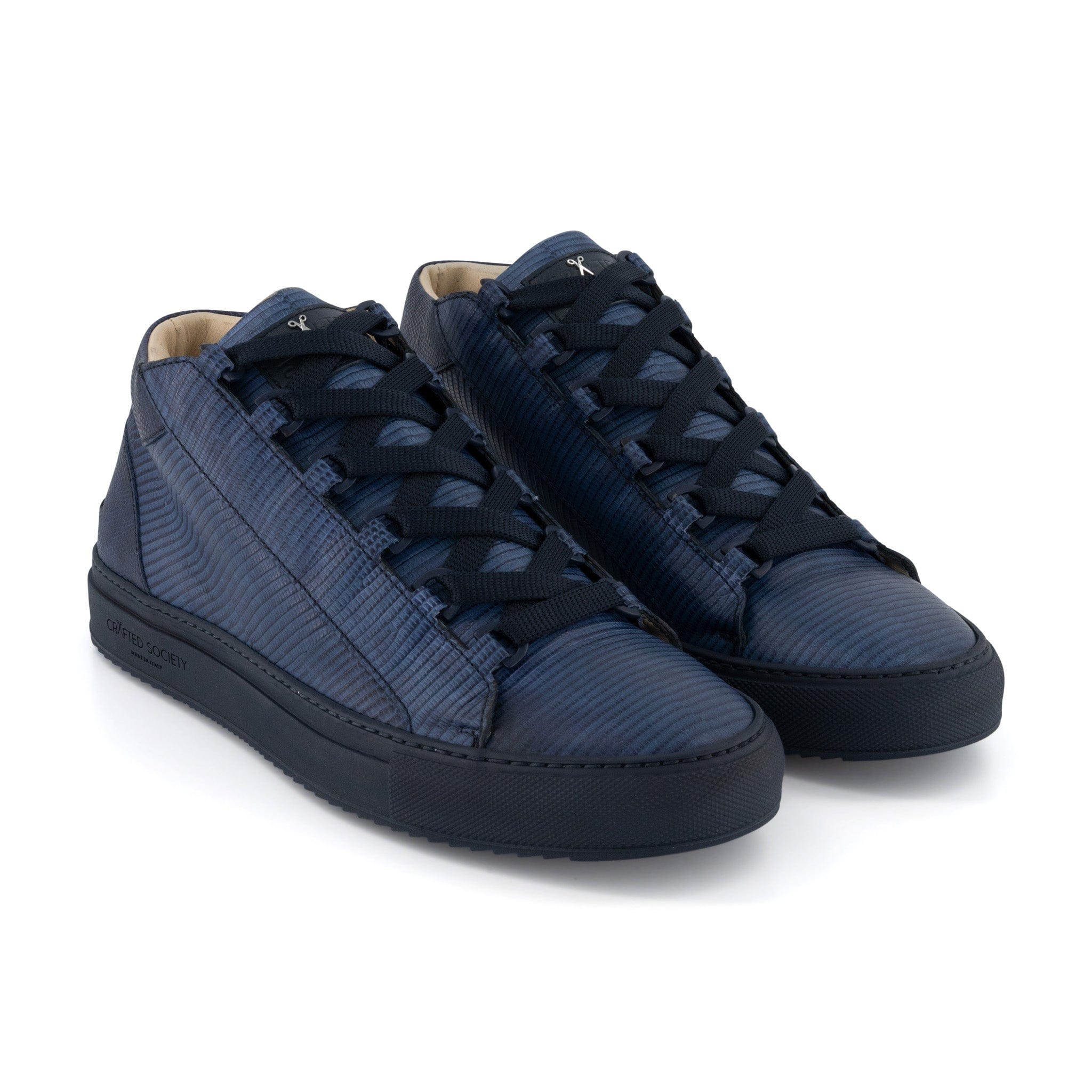 Rico Mid LTD EDN | Navy full grain Leather | Navy Outsole | Made in Italy