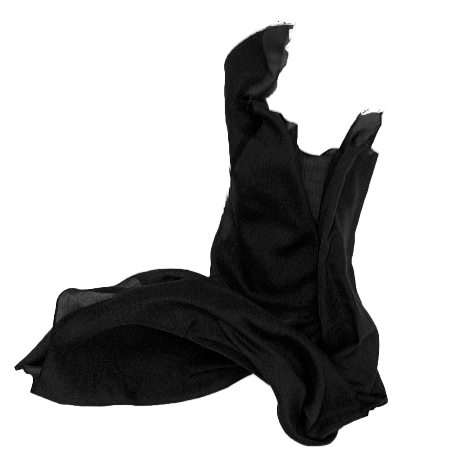 Roberta | Cashmere Scarf | Black | Made in Italy